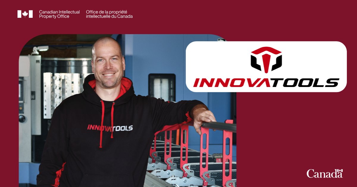 CIPO_Canada's tweet image. Founder of @Innovatoolsinc, Alex Cloutier, is using #IP to hammer out his dream of reshaping construction 👷🛠️: ow.ly/Gh8T50X2NLf #patent