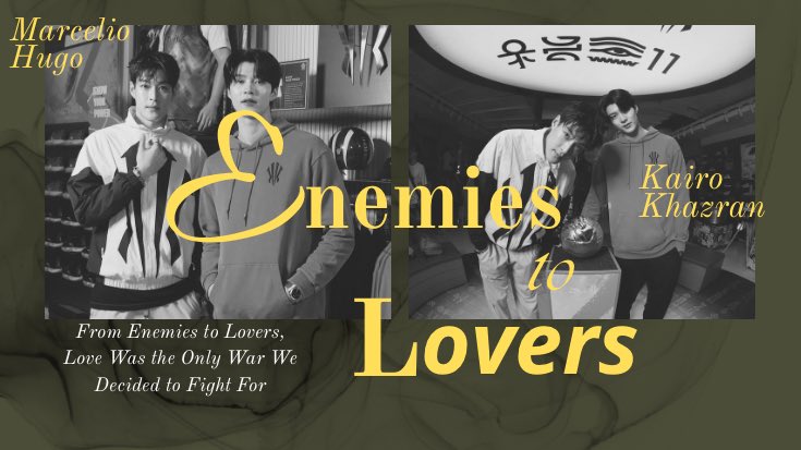 Enemies to 𝓛overs ; tingmeen au 

writing by kalisa.