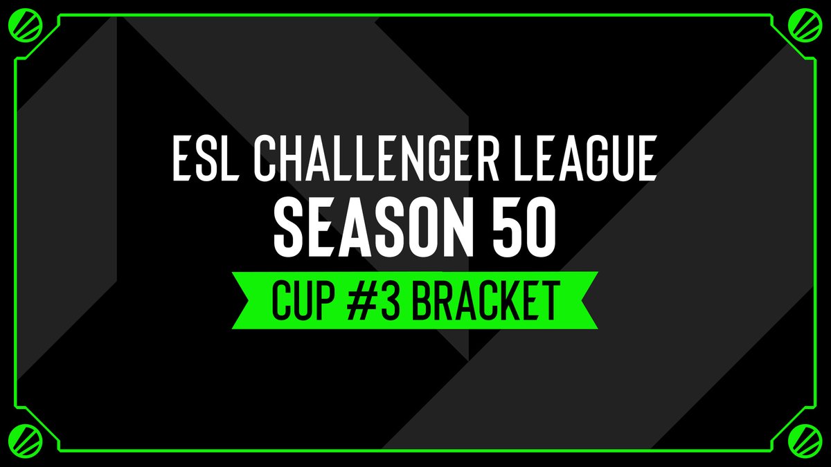 101 teams look to claim a spot in their respective Regional Finals, will they find their way there in #ESLChallengerLeague Season 50 - Cup #3?

Check out the full brackets for all 5 regions below 👇