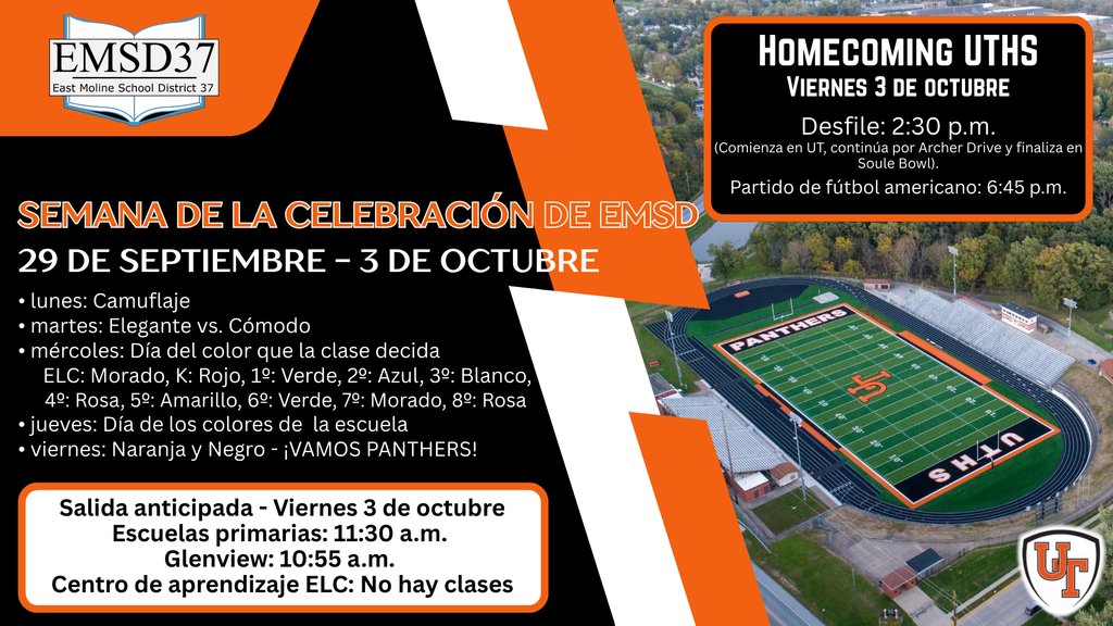 Homecoming Spirit Week starts on Monday!!