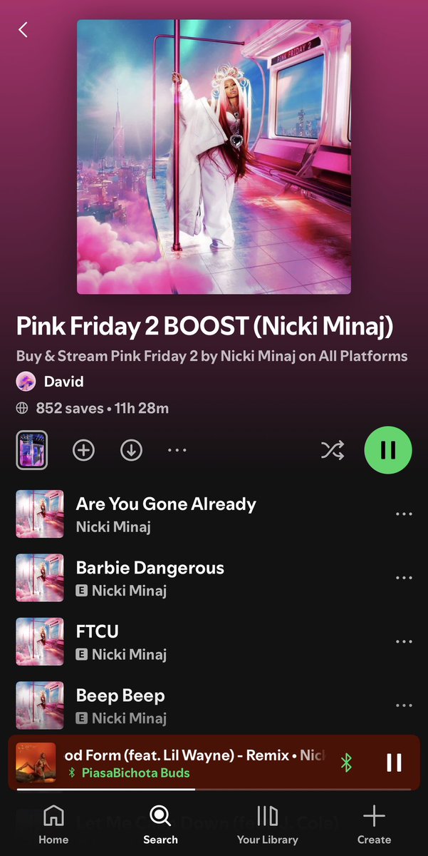 RosalinaFendi's tweet image. 💓🌸🫶🏽 Barbz make sure you guys are streaming Pink Friday 2 thanks to @IzTheTruth for the playlist #Pinkfriday2