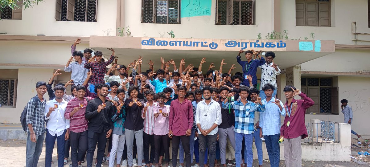 TamilnaduSfi's tweet image. மாவீரன் பகத்சிங் பிறந்த தினத்தை முன்னிட்டு செப் 22 அன்று தொடங்கிய உறுப்பினர் சேர்க்கை இயக்கம் தென் சென்னை மாவட்டத்தில் 17 கல்வி நிலையங்களில் நடைப்பெற்றது.
இந்திய மாணவர் சங்கம் 
தென் சென்னை 

#joinsfi #sfitn #studystruggle #banNep2020 #banNeet #banNta #saveEducation #saveIndia