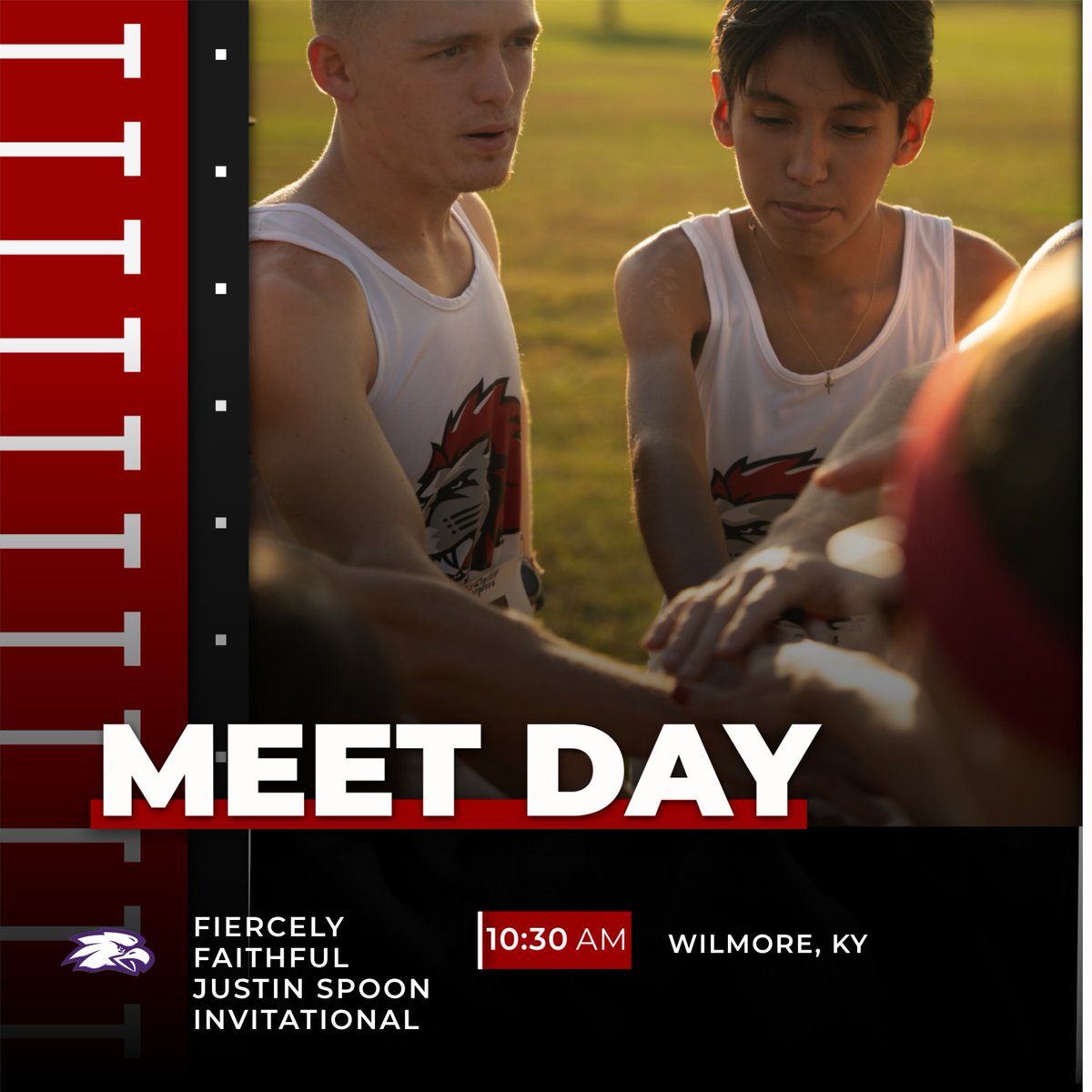 🚨RACE DAY!🚨

🆚: Fiercely Faithful Justin Spoon Invitational
⌚️: 10:30 AM
🏟️: Asbury University CC Course
📍: Wilmore, KY
📊: milesplit.live/meets/DA25449
📺: asburysportsdigitalnetwork.com

#RollPride