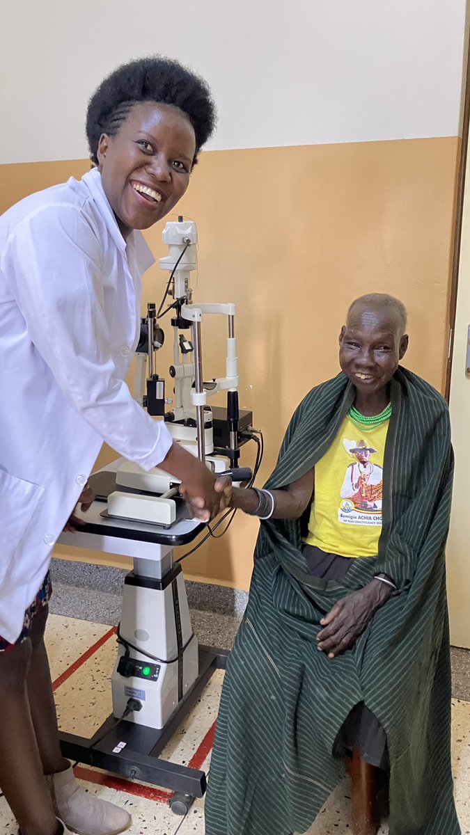 Have you seen something beautiful today?

This is Maria and I. With her permission, she's my highlight story for World Sight Day next month.

After enduring two years of avoidable blindness caused by cataract, Maria made a long journey from Nabilatuk, a remote district in