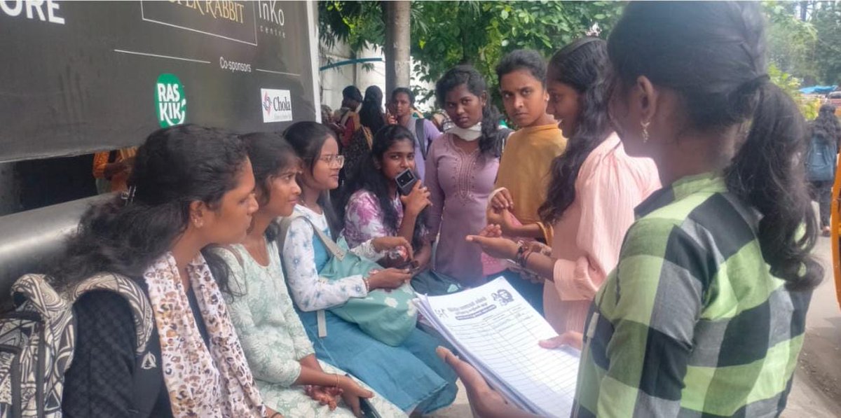 TamilnaduSfi's tweet image. மாவீரன் பகத்சிங் பிறந்த தினத்தை முன்னிட்டு செப் 22 அன்று தொடங்கிய உறுப்பினர் சேர்க்கை இயக்கம் மத்திய சென்னை மாவட்டத்தில் 17 கல்வி நிலையங்களில் நடைப்பெற்றது.

இந்திய மாணவர் சங்கம்
தமிழ்நாடு மாநில குழு
மத்திய சென்னை
#joinsfi #sfitn #studystruggle #banNep2020 #banNeet #banNta