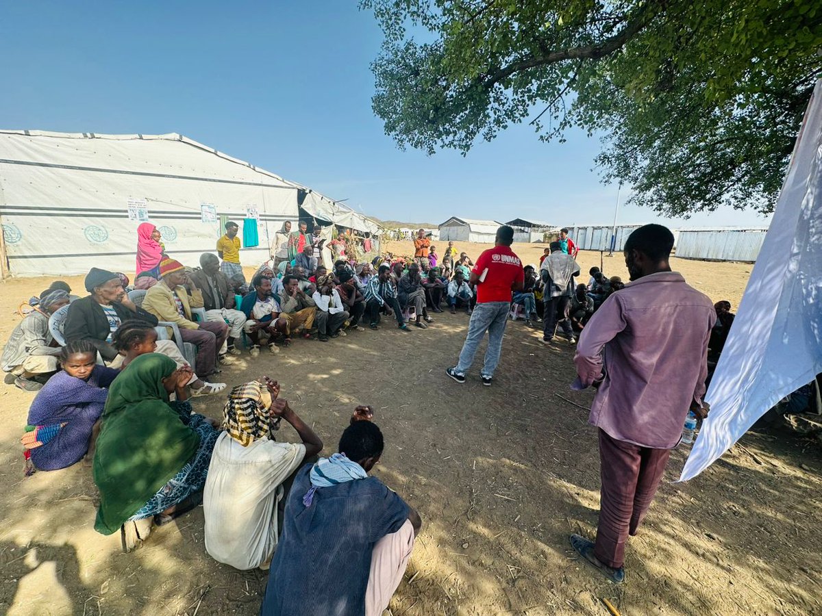 UNMAS's tweet image. EORE Saves Lives! Since July 2023, UNMAS in #Ethiopia has reached nearly 120,000 beneficiaries with Explosive Ordnance Risk Education (#EORE), of which 57% are children, thanks to the support from @Denmark_Addis, @JapanEthiopia &amp;amp; @OCHA_Ethiopia!