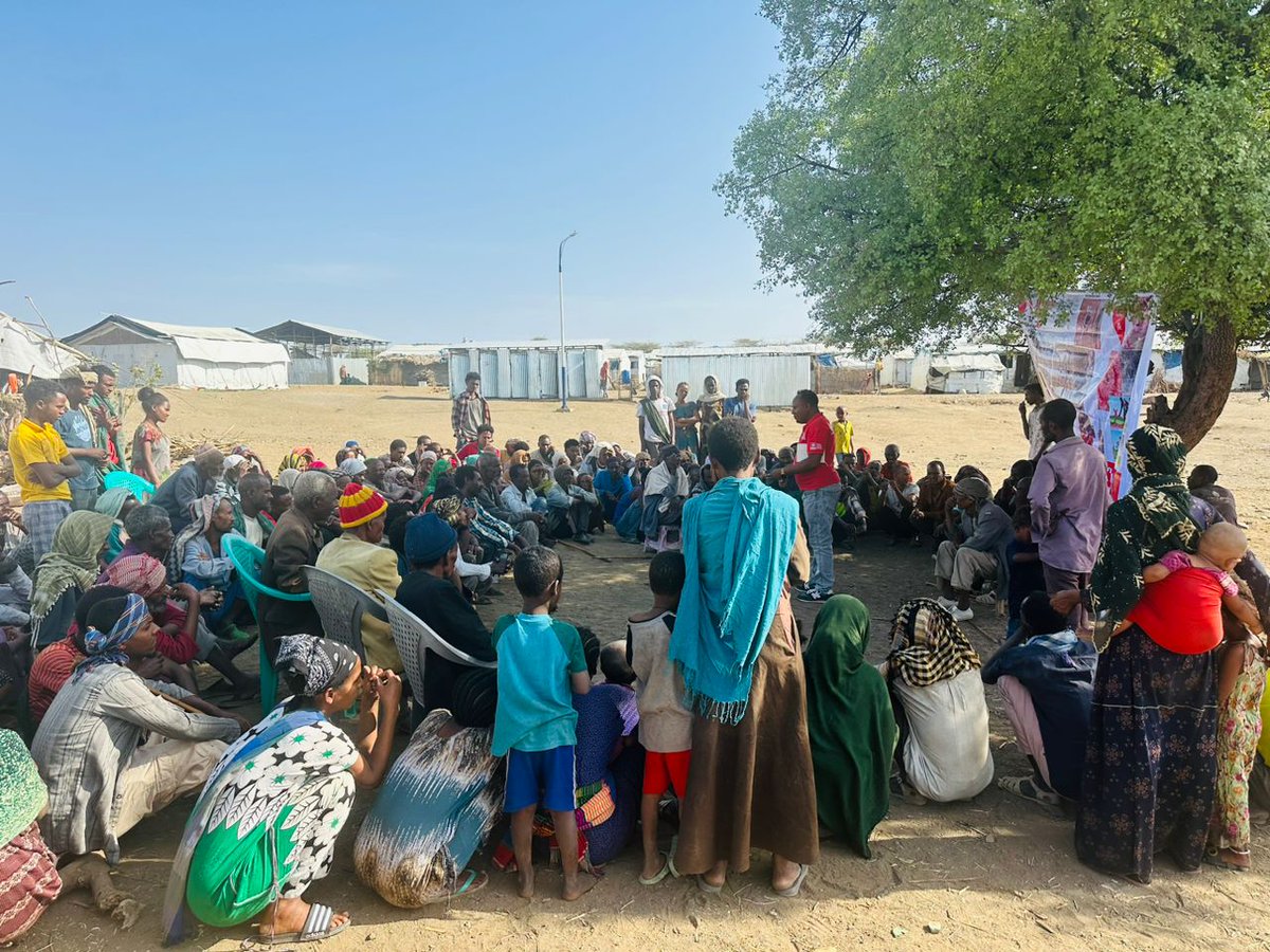 UNMAS's tweet image. EORE Saves Lives! Since July 2023, UNMAS in #Ethiopia has reached nearly 120,000 beneficiaries with Explosive Ordnance Risk Education (#EORE), of which 57% are children, thanks to the support from @Denmark_Addis, @JapanEthiopia &amp;amp; @OCHA_Ethiopia!