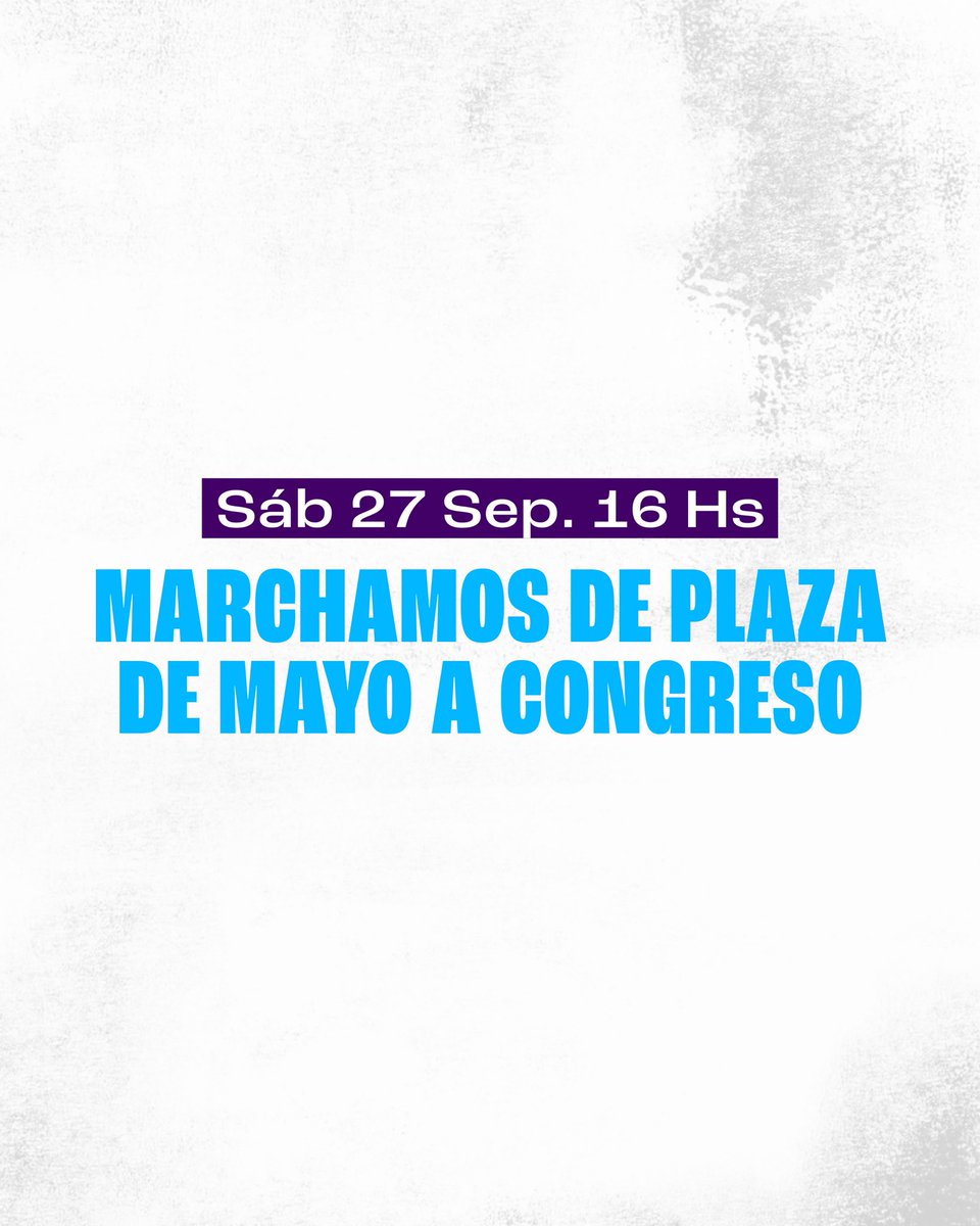 ¡Basta de femicidios!

🗓 Sábado 27/9  – 16 hs.

📍 Marchamos de Plaza de Mayo a Congreso

En los barrios, en la pobreza, en la violencia estructural que nos atraviesa, siguen asesinando pibas.

Exigimos justicia por Morena, Brenda y Lara.

Ni una menos. ¡Vivas nos queremos!