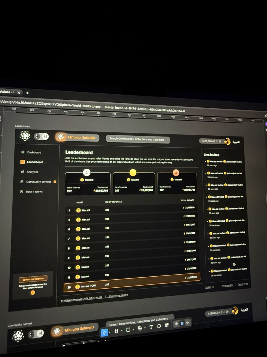 clinzign's tweet image. Gamified referral program 😉💫 
#UIUXDesign #web3 #Web3Gaming #CryptoRewards
