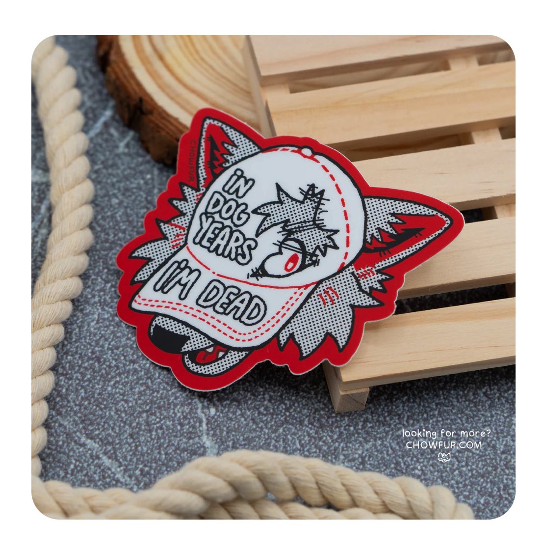 owo what’s this?? an embroidered patch ??
coming to chowfur dot com this winter ‼️
(this pic is a sticker but just imagine …)