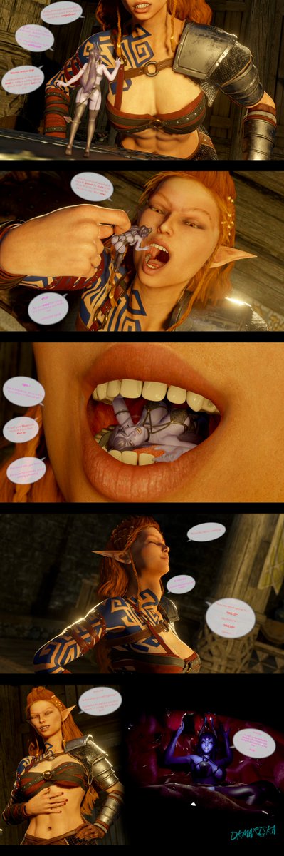 Snack For a Savage | GTS Vore 

Check out my Patreon where the rest of my work is released in advance: patreon.com/c/DKMariska   
The support would mean a lot to me!  Deviantart: deviantart.com/dkmariska #giantessVore #vore #giantess #Sizetwitter #size_twitter #minigiantess #gts