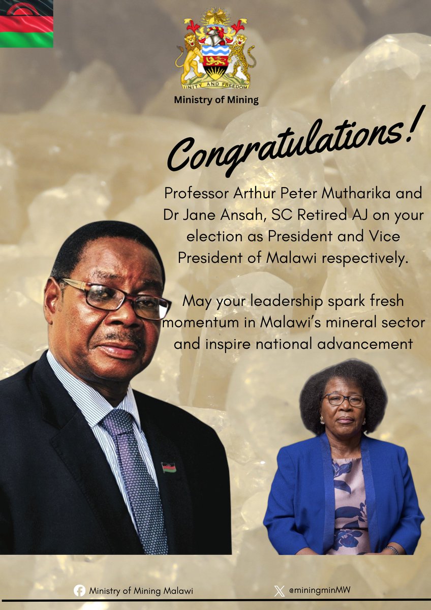 Department of Mining-Malawi tweet media
