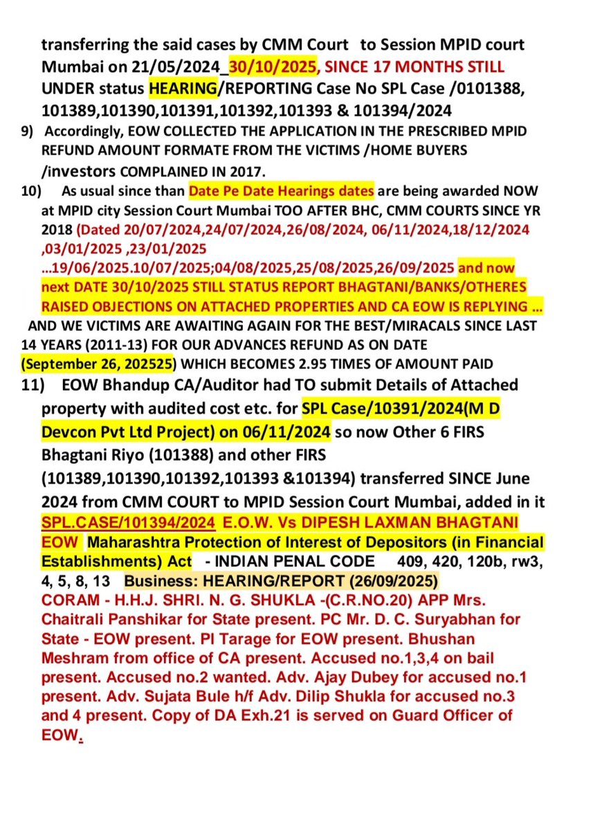 Bhagtani_JVPD's tweet photo. @MumbaiPolice The allegations of fraud cheating against Builder Laxman Bhagtani and sons Dipesh and Mukesh directors of JVPD Properties and Jaycee Homes They are accused of collecting over Rs 427+13 Crores Service Tax FROM BUYERS now Over 1326 CRS seeking refunds &amp; justice https://t.co/swnHZrwH1u