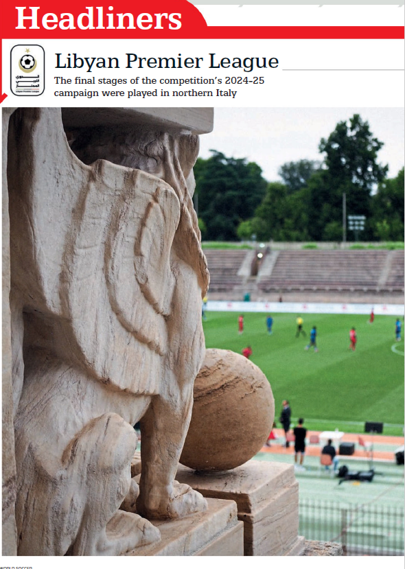 teoborisov's tweet photo. I'm honored to have my article in the new issue of @WorldSoccerMag.  The strange case of the Libyan Premier League, played in Northern Italy. I hope this is just the beginning. https://t.co/7U0qDaTQAe