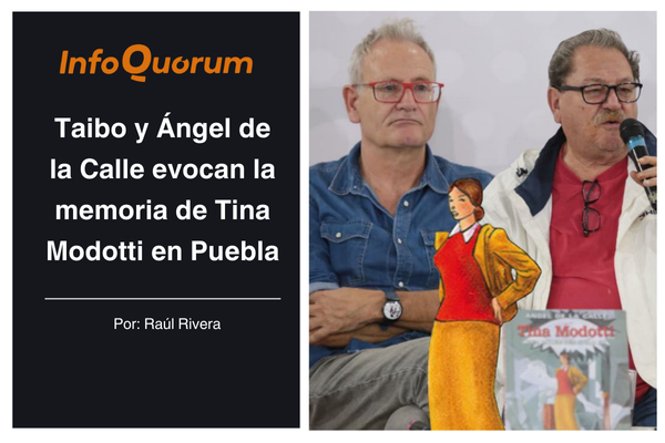 quorum_mx's tweet photo. #Cultura #Puebla 📖📷Paco Ignacio Taibo II refirió que el autor de "#TinaModotti: Una mujer del siglo XX", Ángel de la Calle, toma un género del que todos son adictos, la biografía, y la cuenta de una manera atípica, guiada por la historia de esta #fotógrafa que recorrió todo el mundo y fue un símbolo de pasión por el #arte y la vida.
🟠📰Lee la nota completa aquí👇
https://t.co/FDV7maEps3