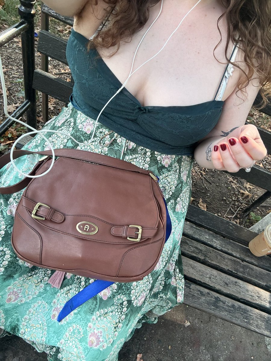 At the park drying my hair