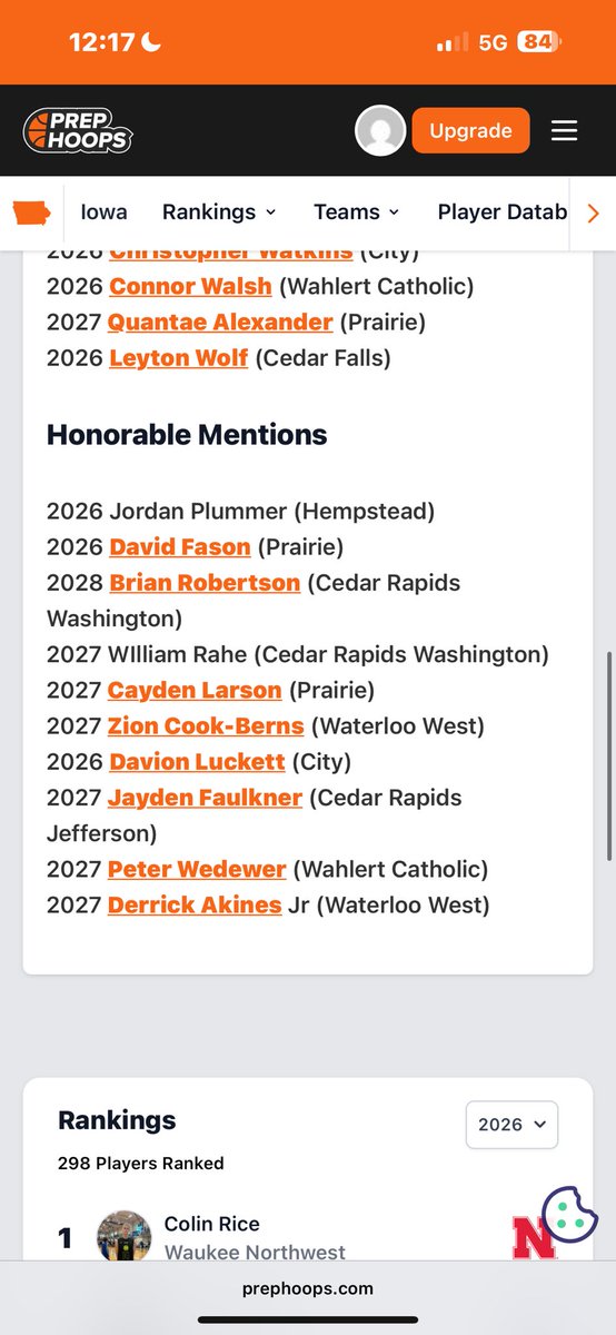 Pre season honorable mention mvc valley conference