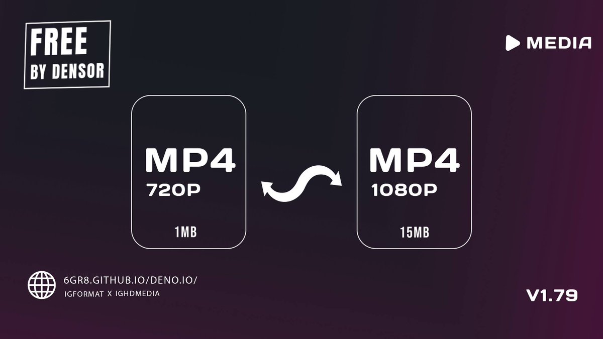 اداه جديدة IGHDMedia
تدعم 15 واحدث
مجانية/ سورس/6gr8.github.io/deno.io/
 تخص الانستغرام 
اداه جميلة قم بتنزيل Instagram Reels and Stories بجودة 1080p FHD