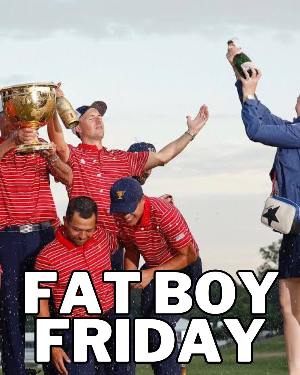 FatBoySurfClub's tweet photo. #FatBoyFriday and a Ryder Cup weekend at that. 

Enjoy the frosty brews! https://t.co/GtZhxPBpPr