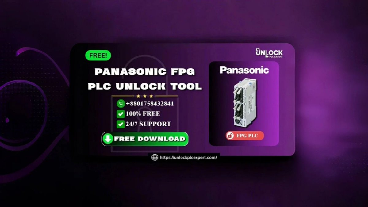 Unlockplcexpert's tweet image. Forgot Panasonic FPG PLC Password ?
#PanasonicPLC #FPGUnlock 
#PLCUnlockTool #PLCExpert #unlockplcexpert