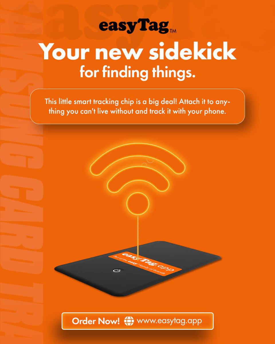 Your New Sidekick for Finding Things 💛
This little smart tracking chip is a big deal! Attach it to anything you can’t live without and track it easily with your phone.

✅ Smart Tracking – Never lose your essentials again
✅ Instant Alerts – Get notified when your items move
✅