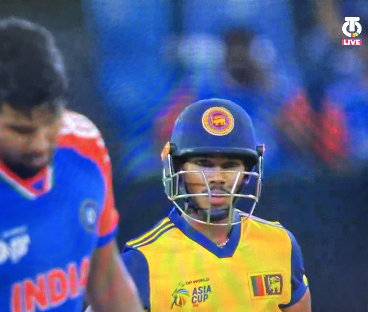 This stare by Pathum Nissanka towards Harshit Rana was just

AURA!!! 

Bro is AURA FARMING Indian bowlers 🔥