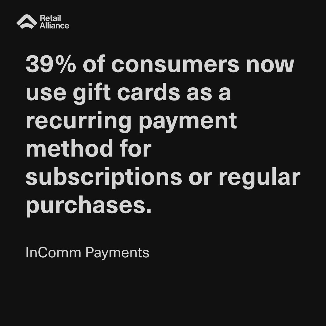 Gift cards are evolving from occasional gifts to essential tools, now powering subscriptions and regular purchases.

Source: <a href="/InCommPayments/">InComm Payments</a>