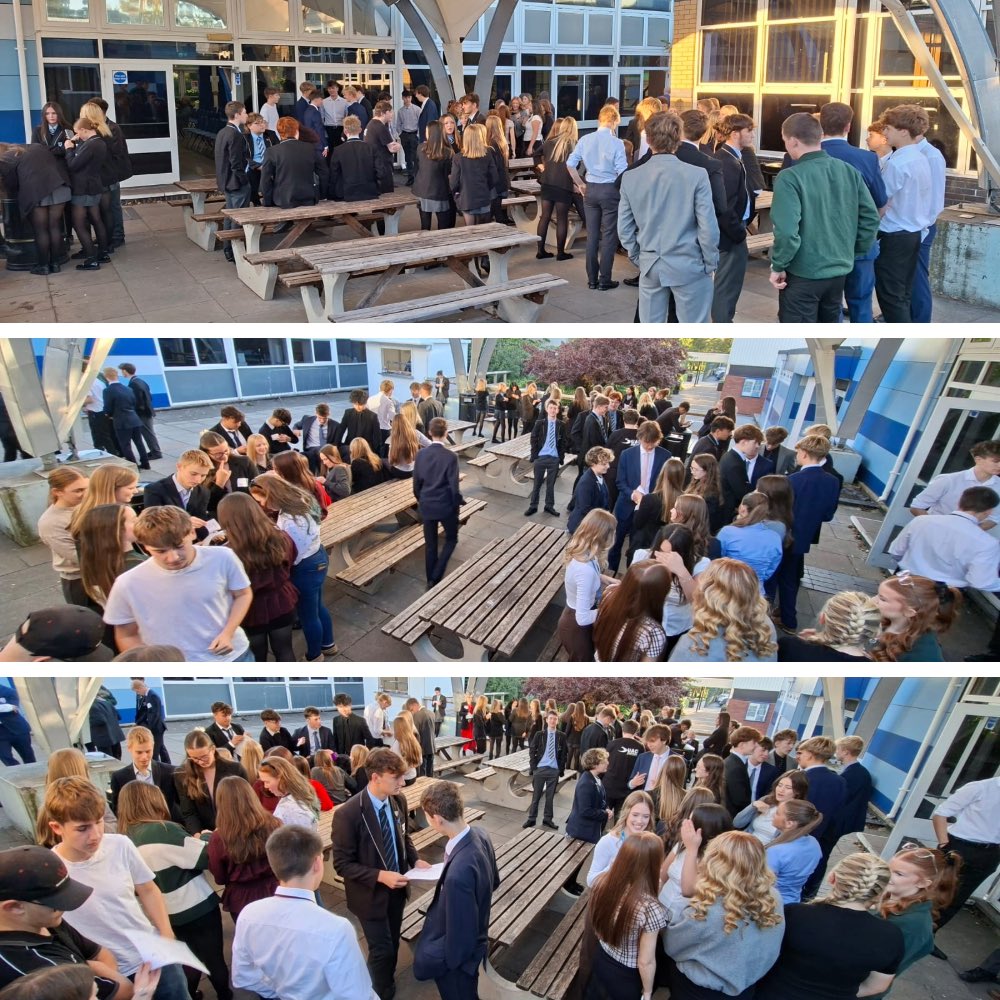 Such a joy to see so many of our <a href="/AlcesterAcademy/">Alcester Academy</a> alumni with us for Open Evening 2025 last night. Students from the last three years all catching up with each other and being a very important part of school community. Thank you all!