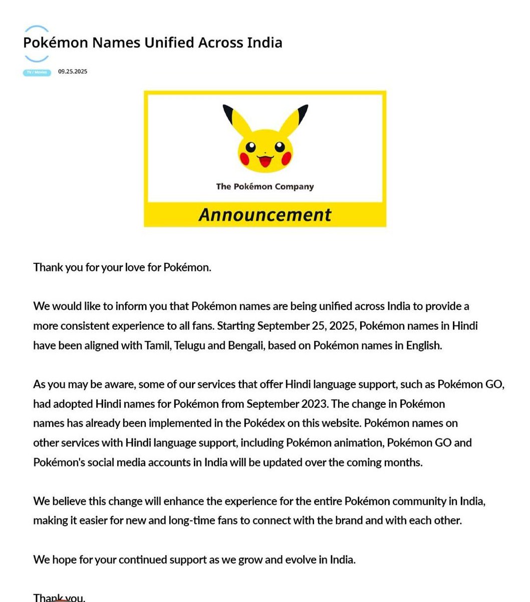Finally 🔥🇮🇳 

But im  wondering which pokemon gets  named as RANDI in telugu 💀💀