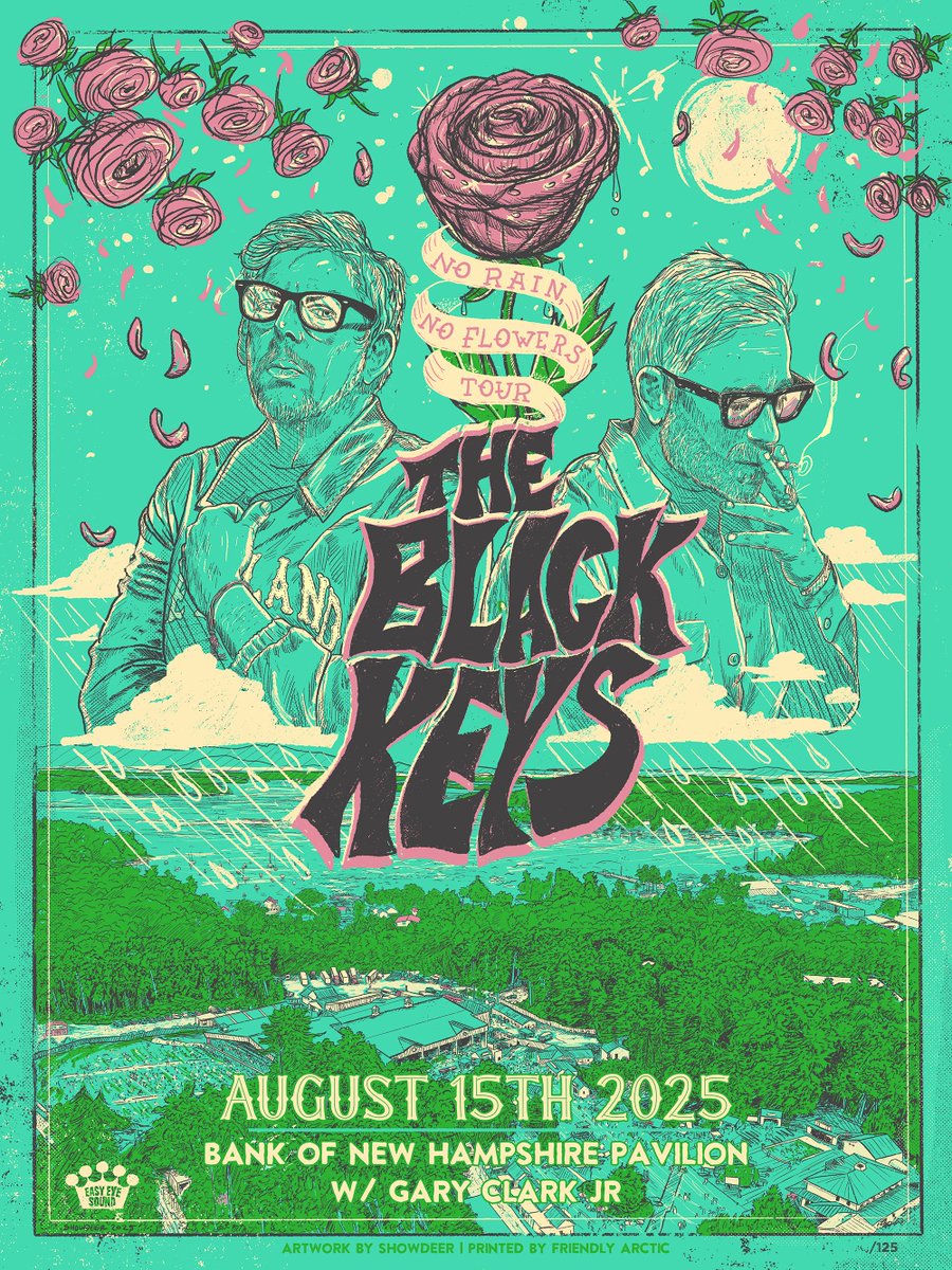 ShowdeerArt's tweet image. Artwork for @theblackkeys as final rare limited edition artist prints are now available on my site! All hand-embellished, minted, signed and numbered by me! Good luck! 😎🔥🙌
