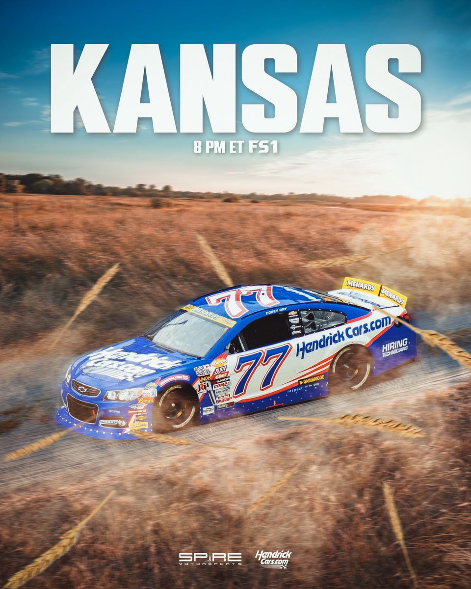 corey_day_'s tweet image. 𝙆𝙖𝙣𝙨𝙖𝙨 𝙎𝙥𝙚𝙚𝙙𝙬𝙖𝙮

Final ARCA Menards Series start of the season tonight for Spire Motorsports at the Kansas Speedway. 

You can watch live on Fox Sports 1 at 8PM ET. 

✍️ @DevinMPhoto