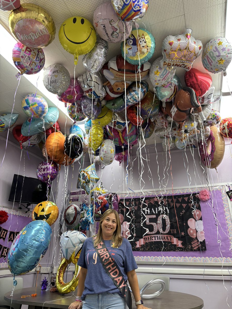 Our school family came together to celebrate our legendary principal’s 50th birthday! 🎂🎈
From all of us—students, staff, and community—thank you for everything you do! Here’s to making 50 look fabulous! 🎉 <a href="/DocPalton/">Doc Palton</a>