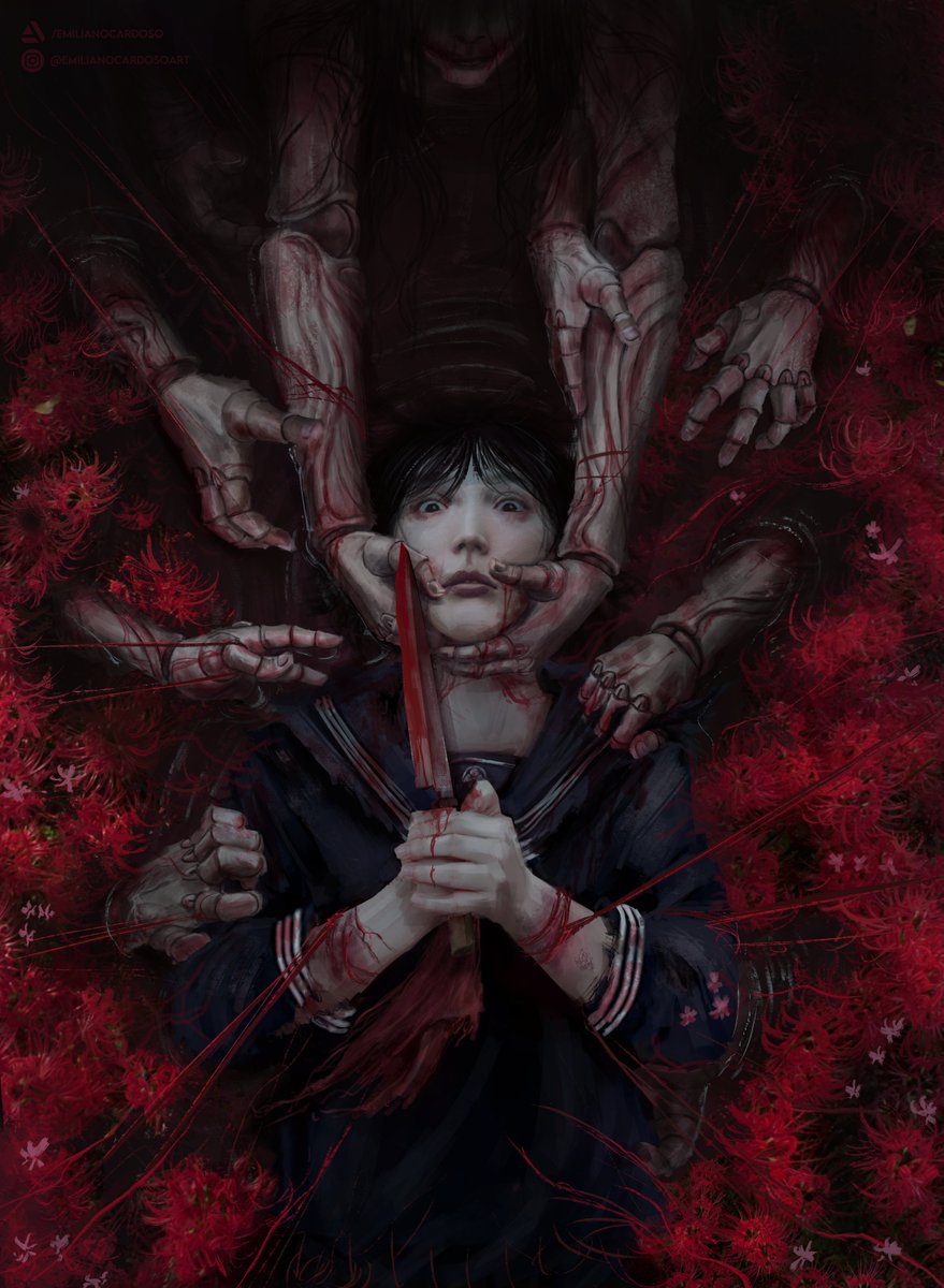 EmiCardosoArt's tweet image. “The fear of blood tends to create fear for the flesh.”

#サイレントヒルf #silenthillf  #silenthill #fanart