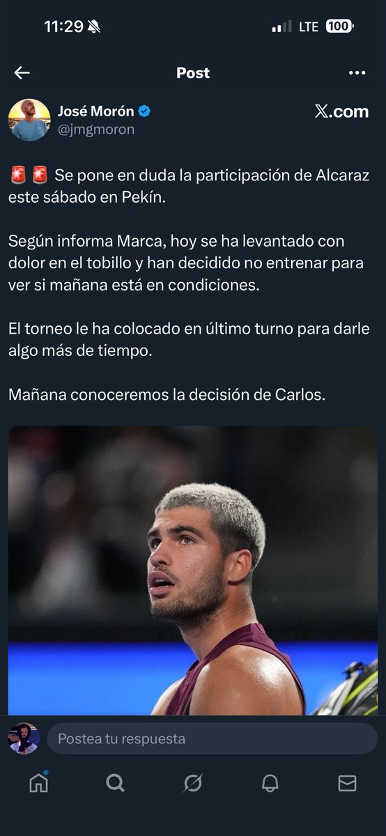 De verdad que no entiendo lo de Carlos, casi seguro que se baja mañana y no juega contra Bergs me sorprendería muchiiiisimo. Fritz ya no merece la pena pero la pillamos a 6, Ruud, Rune, Korda y Brooksby ojo, incluso Bergs a 67. Si tuviera que decir, Ruud, Rune o Korda
