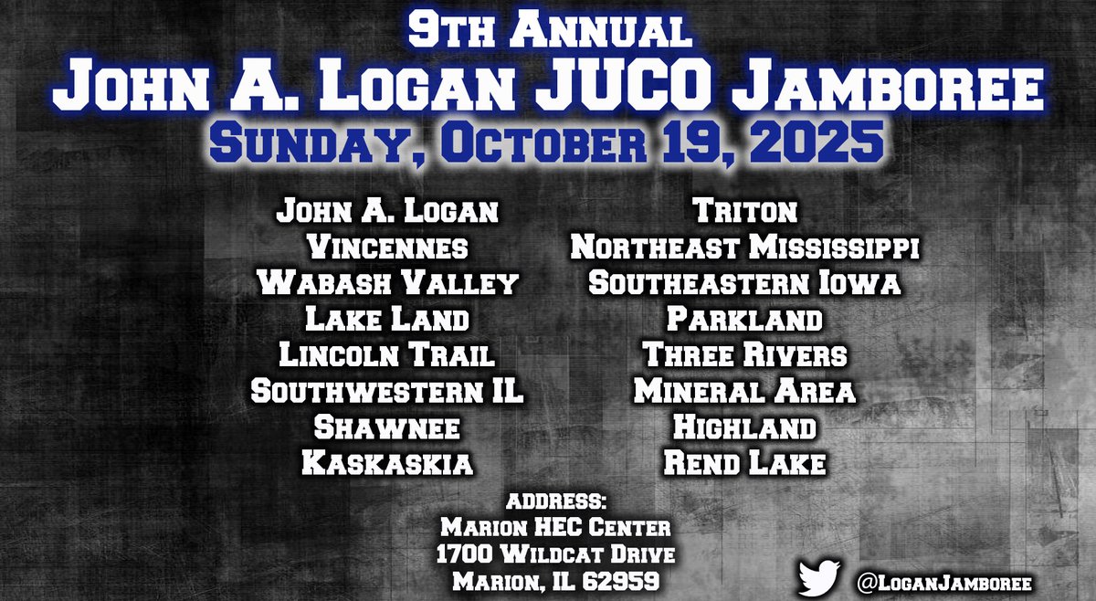 9th Annual John A. Logan JUCO Jamboree tweet media