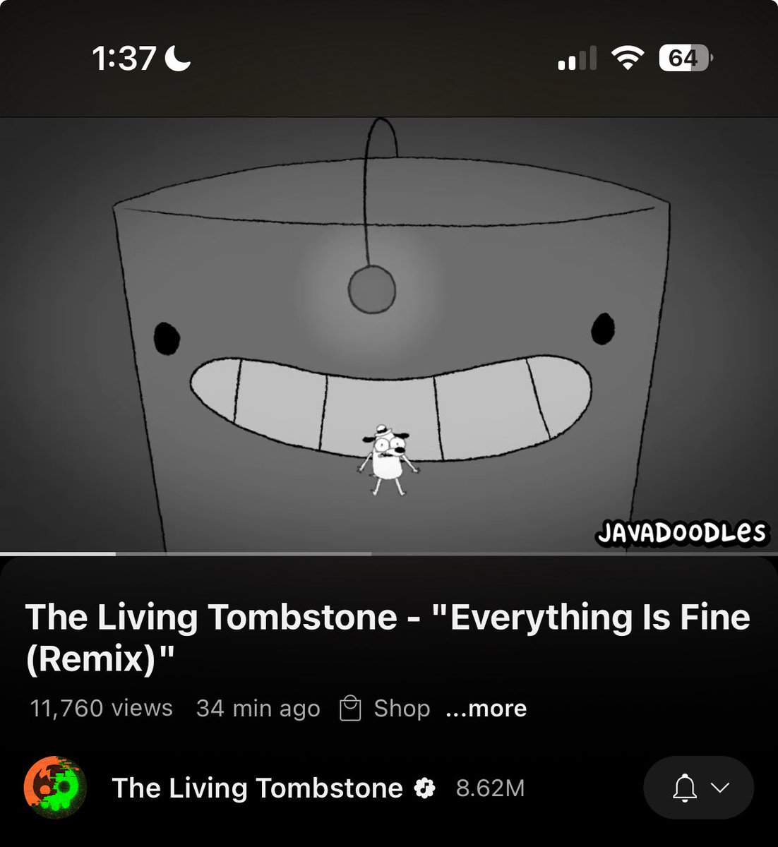 javadoodles ✍️ (@javadoodlestv) on Twitter photo guys it’s live!!!!
<a href="/Jellybox_Studio/">Jellybox</a> 
<a href="/LivingTombstone/">The Living Tombstone</a> !!! guys it’s live!!!!
<a href="/Jellybox_Studio/">Jellybox</a> 
<a href="/LivingTombstone/">The Living Tombstone</a> !!!