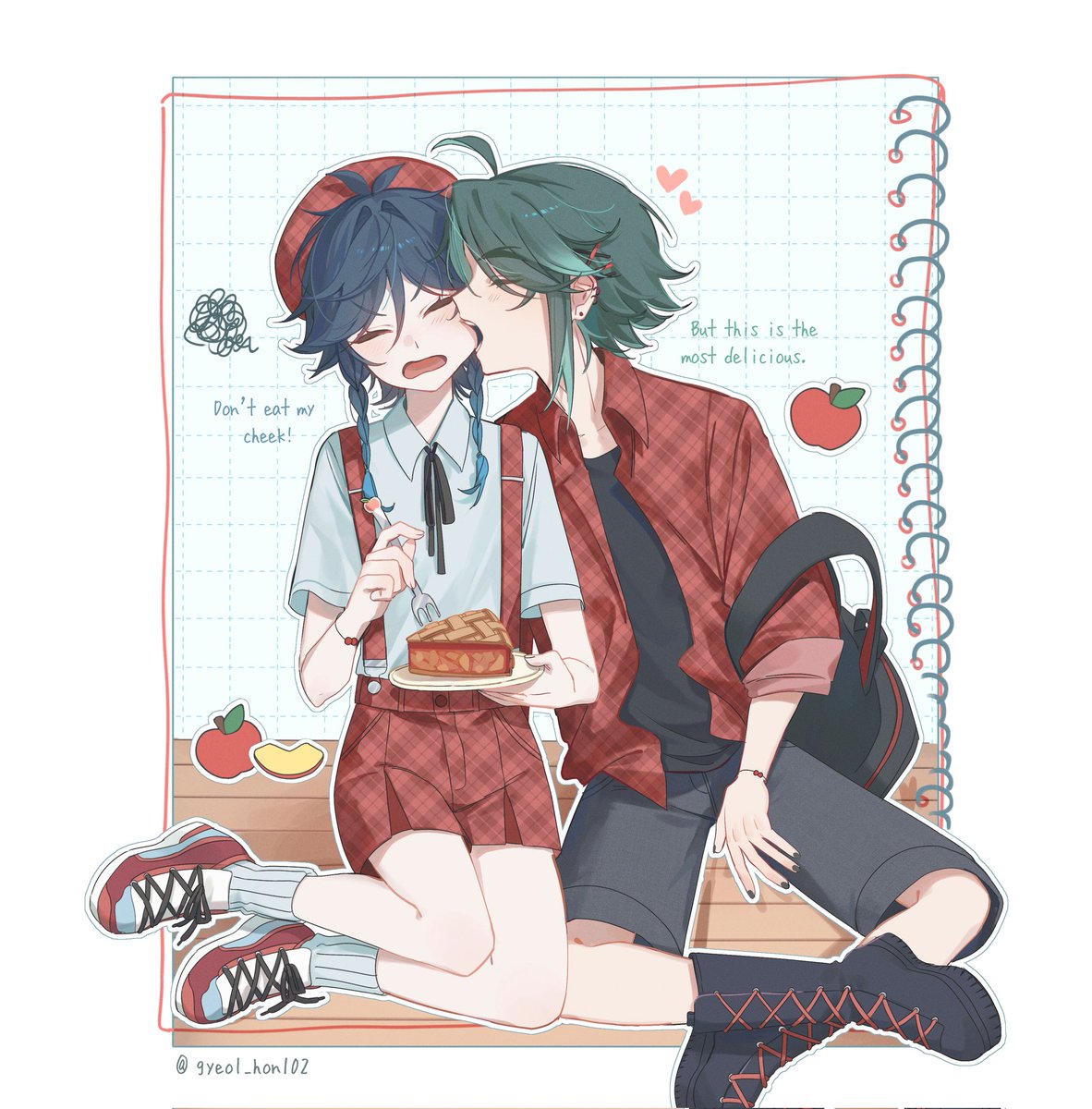 #XvxCafeMonthly #Xiaoven
🍎🥧