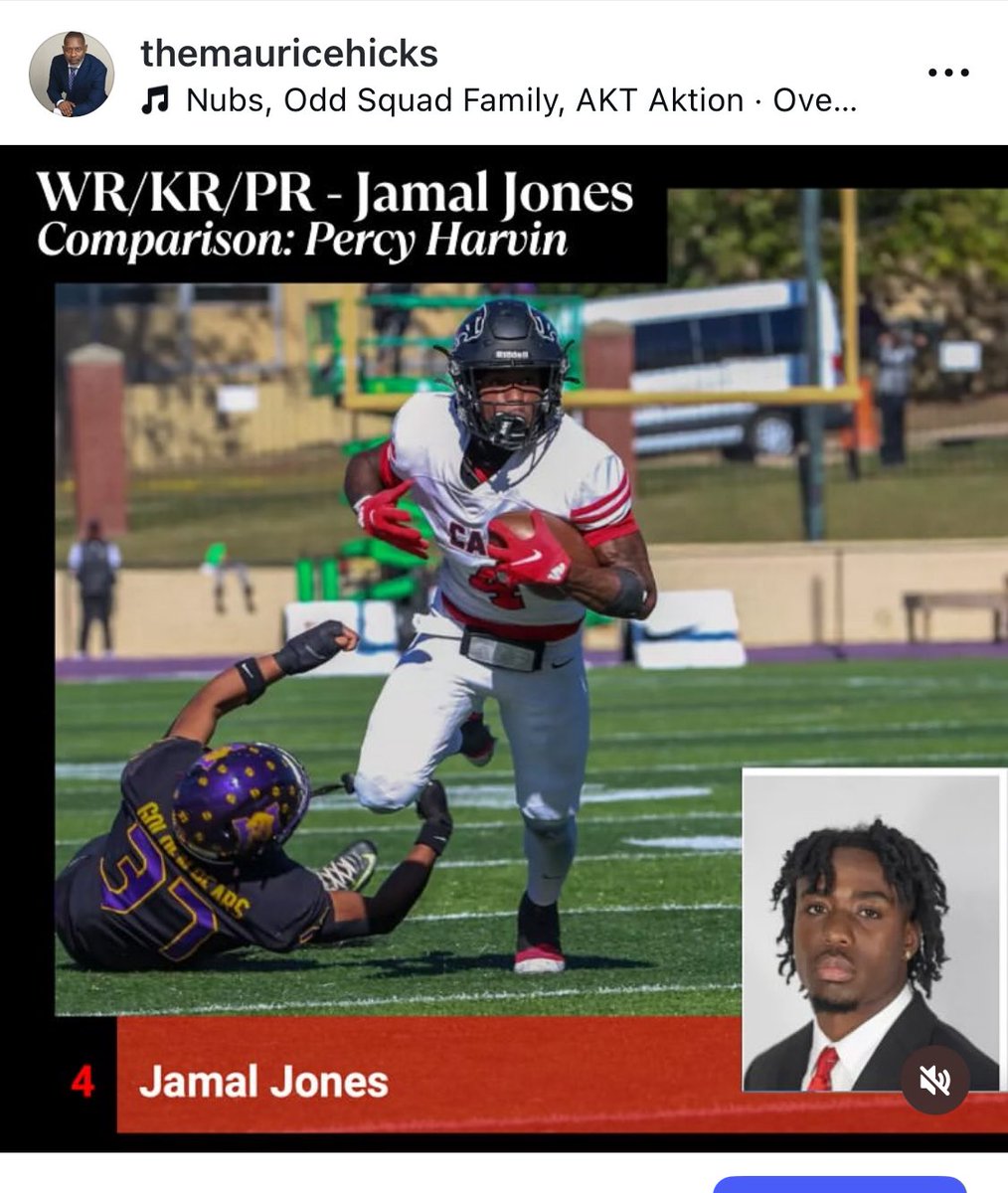 themauricehicks's tweet image. For this guy (#JamalJones) Punt/Kickoff Returner and #WideReceiver, to not be on an #NFL or #UFL roster is totally baffling! He is one of the best game changers I have seen! In my opinion MVP #NCAA #Division2 players last season.