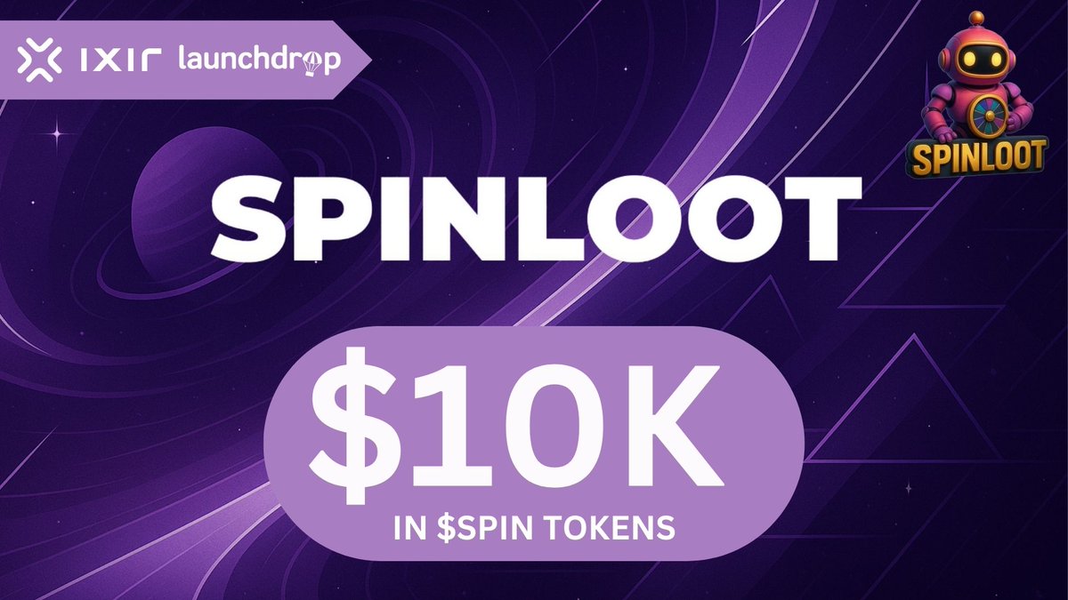 ixirpad's tweet image. 🎉 PARTNERSHIP CELEBRATION LAUNCHDROP 🎉 

@ixirpad 🤝 $10,000 worth of $SPIN is being distributed to stakers to celebrate the @Spin_Loot partnership! 💥 

🎁 Prizes are ready for the community. 

LAUNCHDROP Details; ixirpad.com/launchdrop/r80…