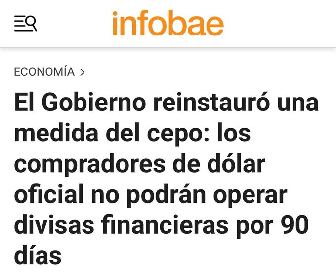 El interventor en el ministerio de Economía, Scott Bessent, comienza a tomar medidas. "El dólar flota, pero te encajamos cepo".