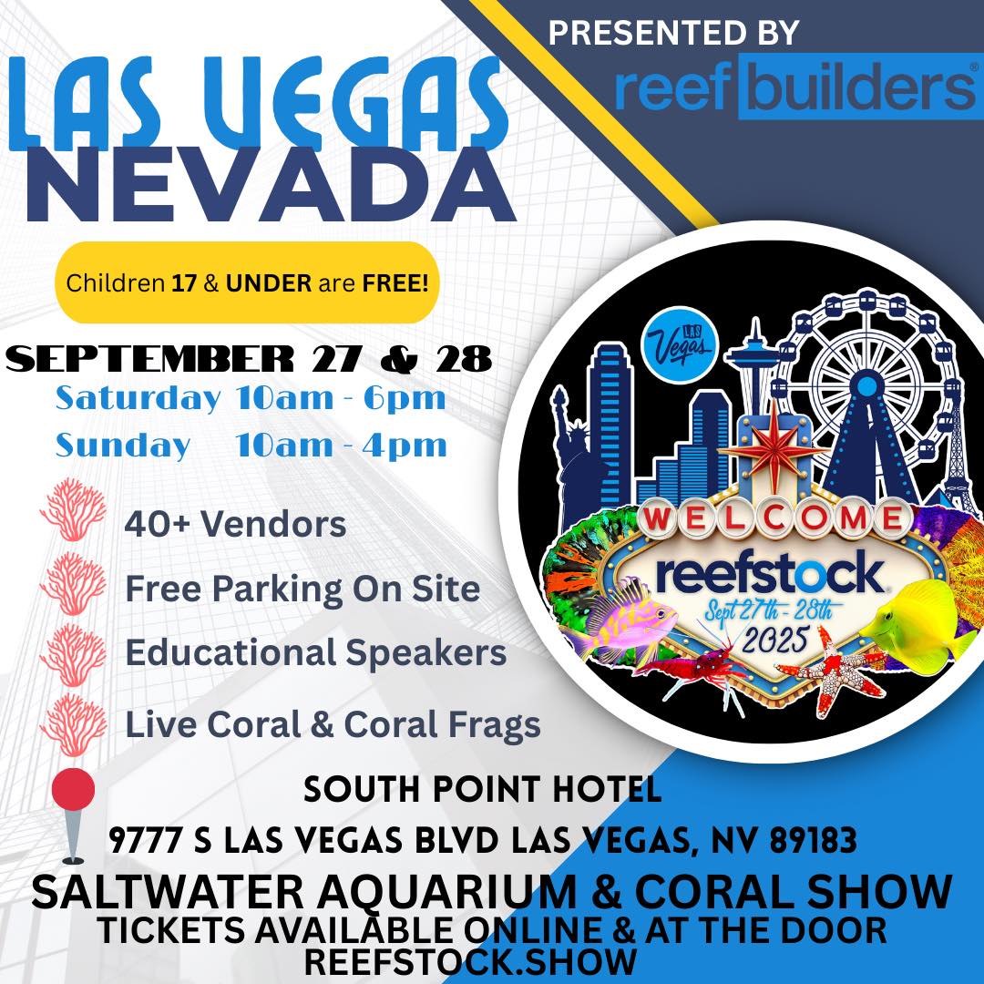 AmazonasMag's tweet image. If you can make it to Las Vegas, come see @CORALmagazine and @AmazonasMag  at #ReefStock by @reefbuilders  this weekend! You'll find us at Booth 107 between Deep Blue Aquarium and Heartland Corals! Tickets are still available, and CORAL Editor Marc Levenson is speaking!