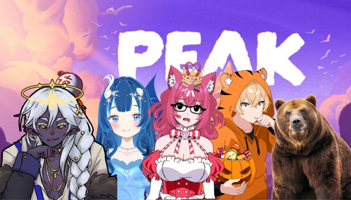 Modded Peak tonight! With so amazing people 🩷🩵 at 6:30MST / 7:30CST / 8:30EST 
<a href="/LunahFae/">Lunah 🐬💙</a> 
<a href="/khellinit/">Kheldexar, Fae King of The Midwest (EN/Vtuber)</a> 
<a href="/TheBear_Man/">BearMan</a> 
<a href="/SandtigerVT/">SandTigerVT</a>