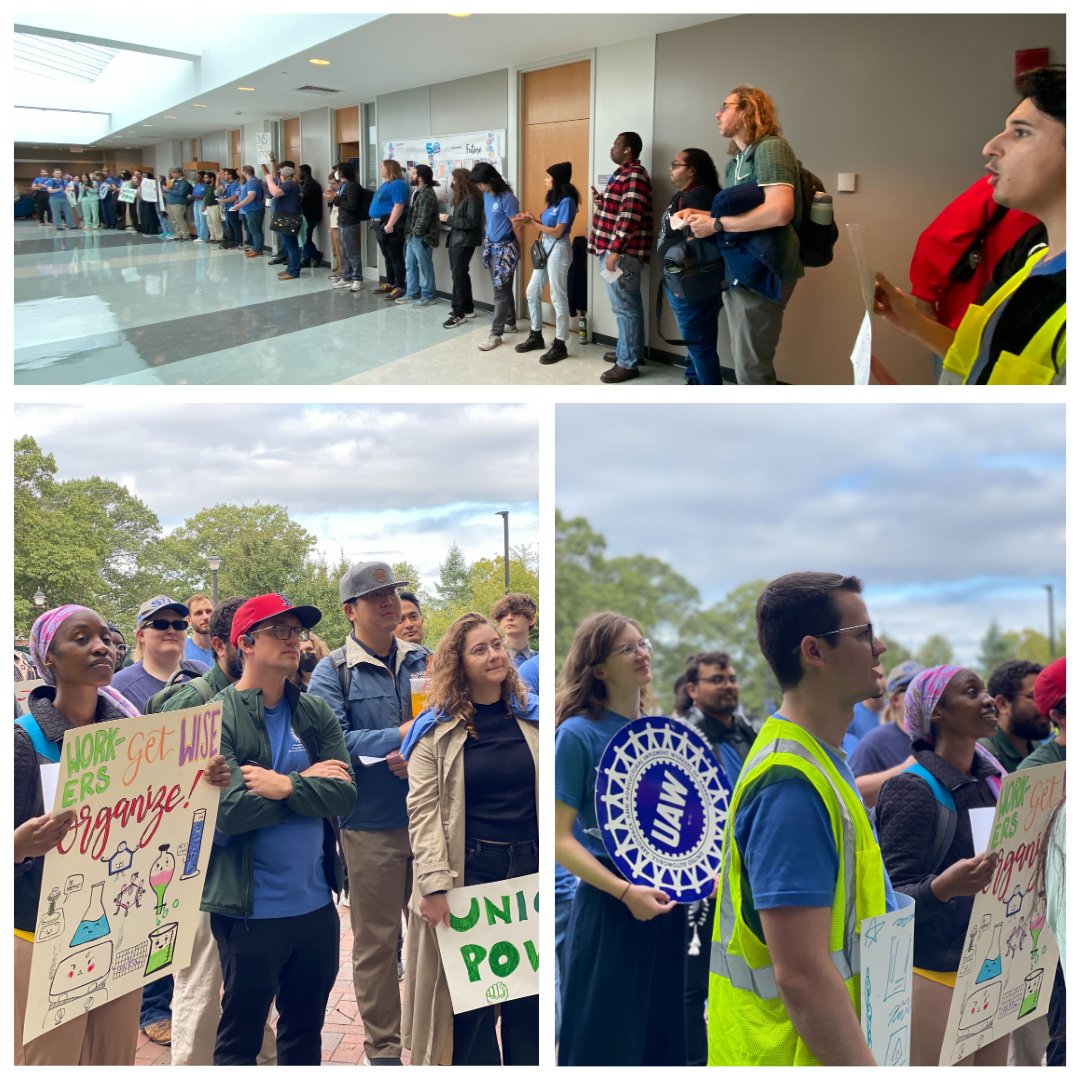 Bargaining Session Round Two! We are carrying the energy from our kickoff rally into our next bargaining session this Monday! Show your union pride by wearing your union T-shirt on Monday and stop by Fairfield Way from 9–11 AM for coffee and pastries to start the day strong!