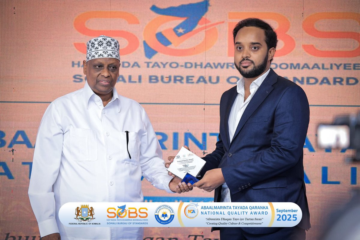 Future Growth Forum is deeply humbled to receive the National Quality Award for Outstanding Contribution &amp; Champion of Halal Ecosystem Development from the Federal Republic of Somalia and the Somali Bureau of Standards.
