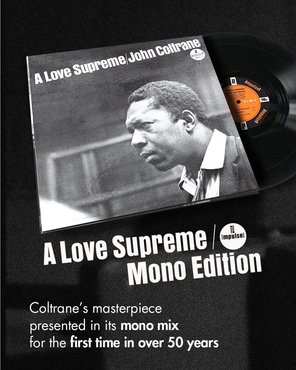 A Love Supreme: Mono Edition is available to stream and order now: linker.ee/johncoltrane