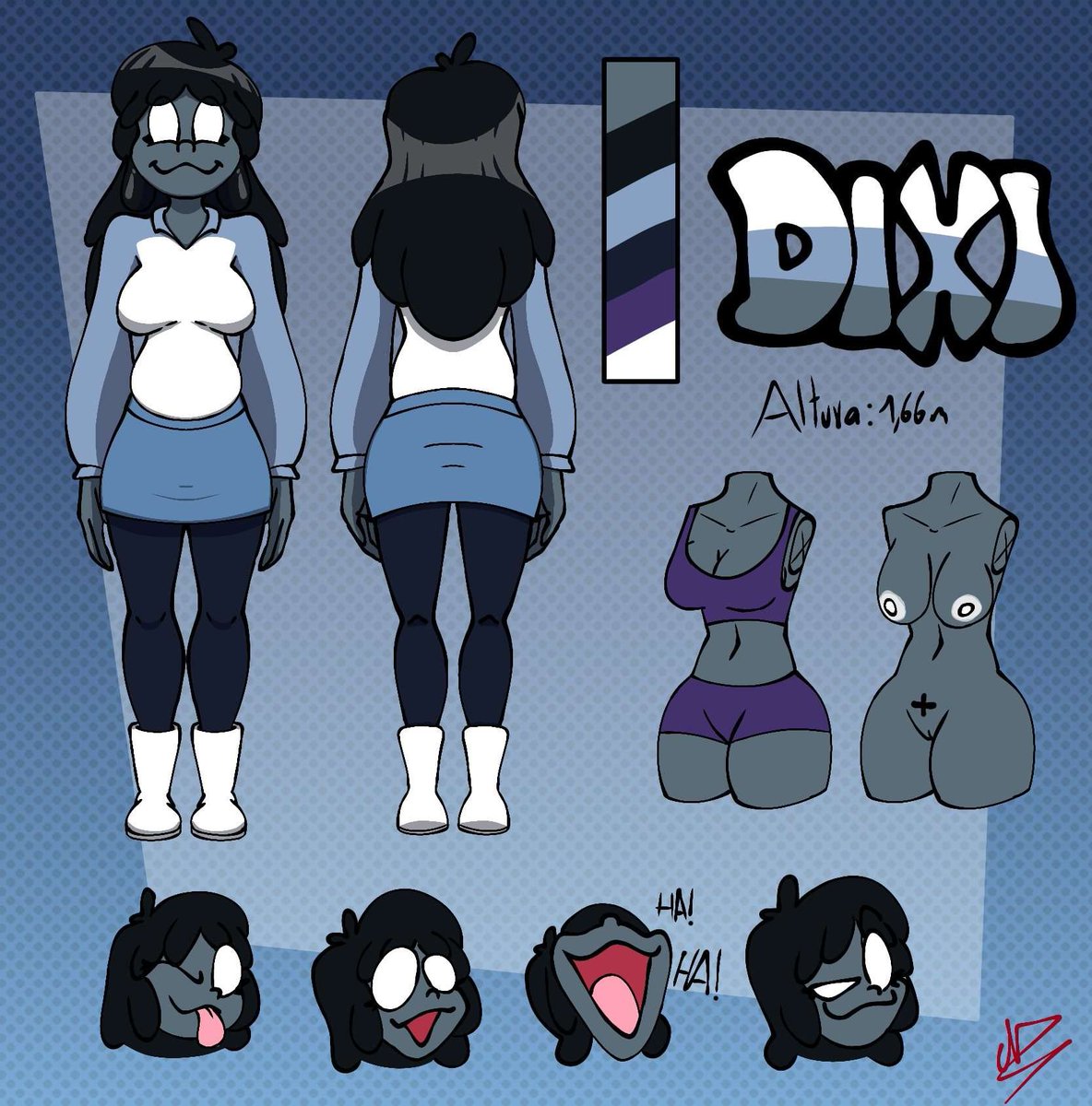 HOLIS. no te asustes. soy yo. Dixi la fantasma ayudante. tienes algun problema y nesesitas ayuda?. chasquea tus dedos y aparecere ahi. aqui tienen mi hoja de referencia para sus fan arts. usando el hastag #DixiArt !!!!. eso fue todo. Nos vemos luego!!!!! JIJIJIJIJ *desaparece*
