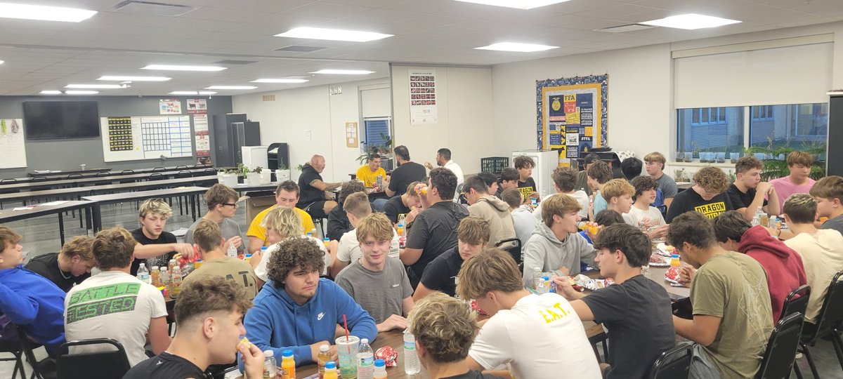 I want to give a HUGE shoutout to our Cameron <a href="/Wendys/">Tendy’s</a> for donating breakfast sandwiches for this morning's GameDay team breakfast!  Huge thanks as well to <a href="/Brandi100584/">Brandi</a> for ol putting it together!  #EAT #DeepWater #CameronStrong