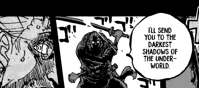 #ONEPIECE1161 
What a cold line by Rayleigh 
I wonder if he already had his title of "Dark King" or when he got it, maybe during God Valley 👀