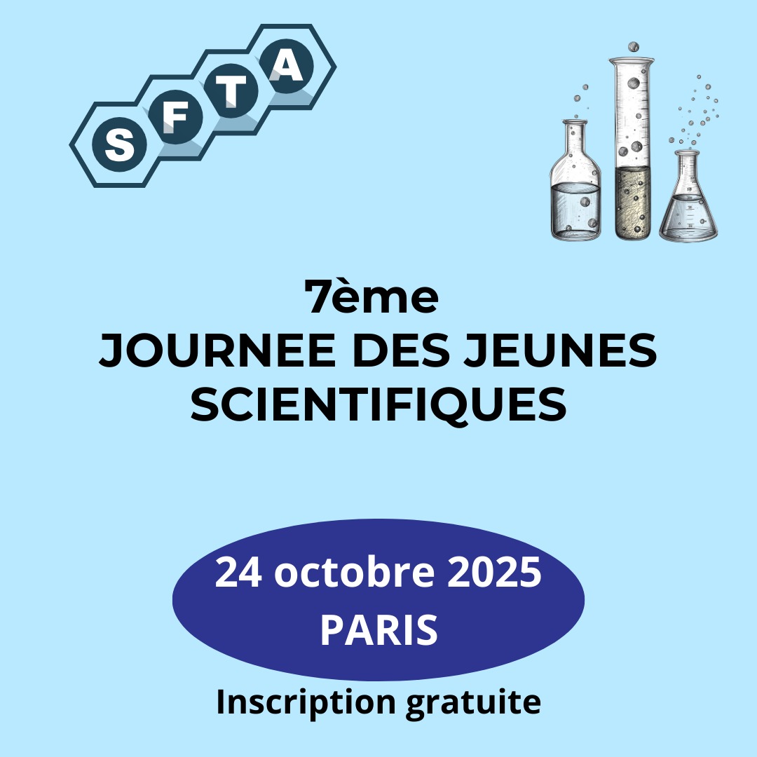 👩‍🔬👨‍🔬 Jeunes scientifiques, cette journée est pour vous !
📆 Inscrivez-vous avant le 12/10 à la journée SFTA jeunes scientifiques du 24/10 à Paris : convivialité &amp; échanges autour de l’analytique, clinique, addictologie &amp; post-mortem.
👉 sfta.org/evenements/vie…