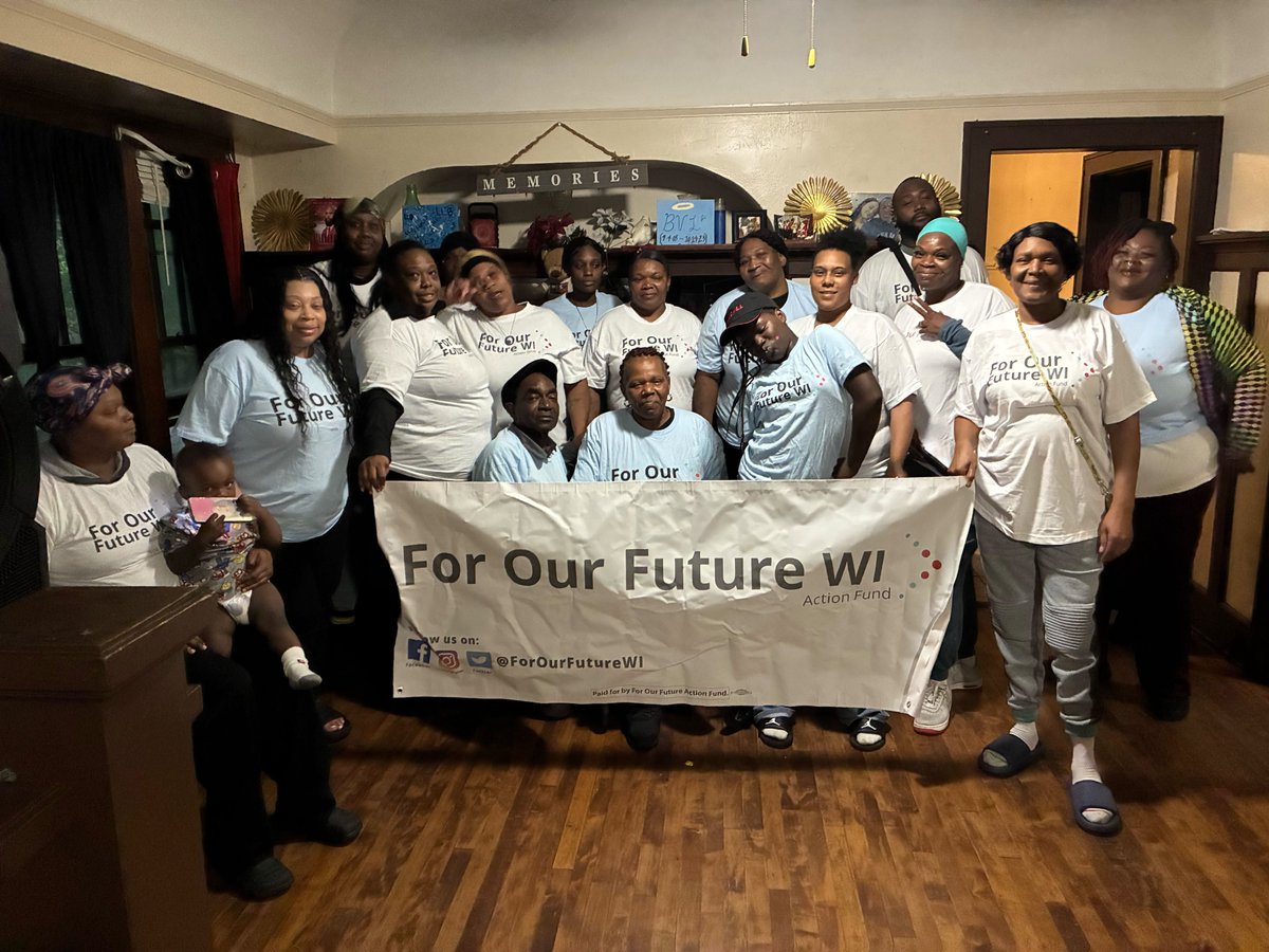 ForOurFutureWI's tweet image. Billionaires have money. We have people. And in Wisconsin, people win.